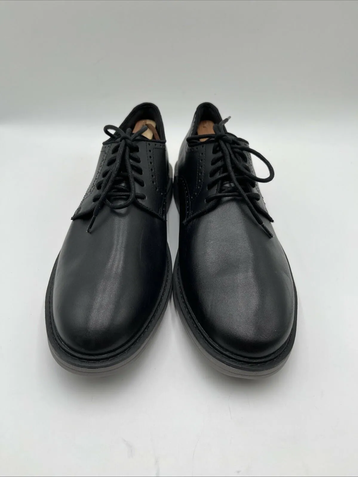 Cole Haan Men's Go-To Wingtip Oxford Shoes Black Size 12M - Very Good