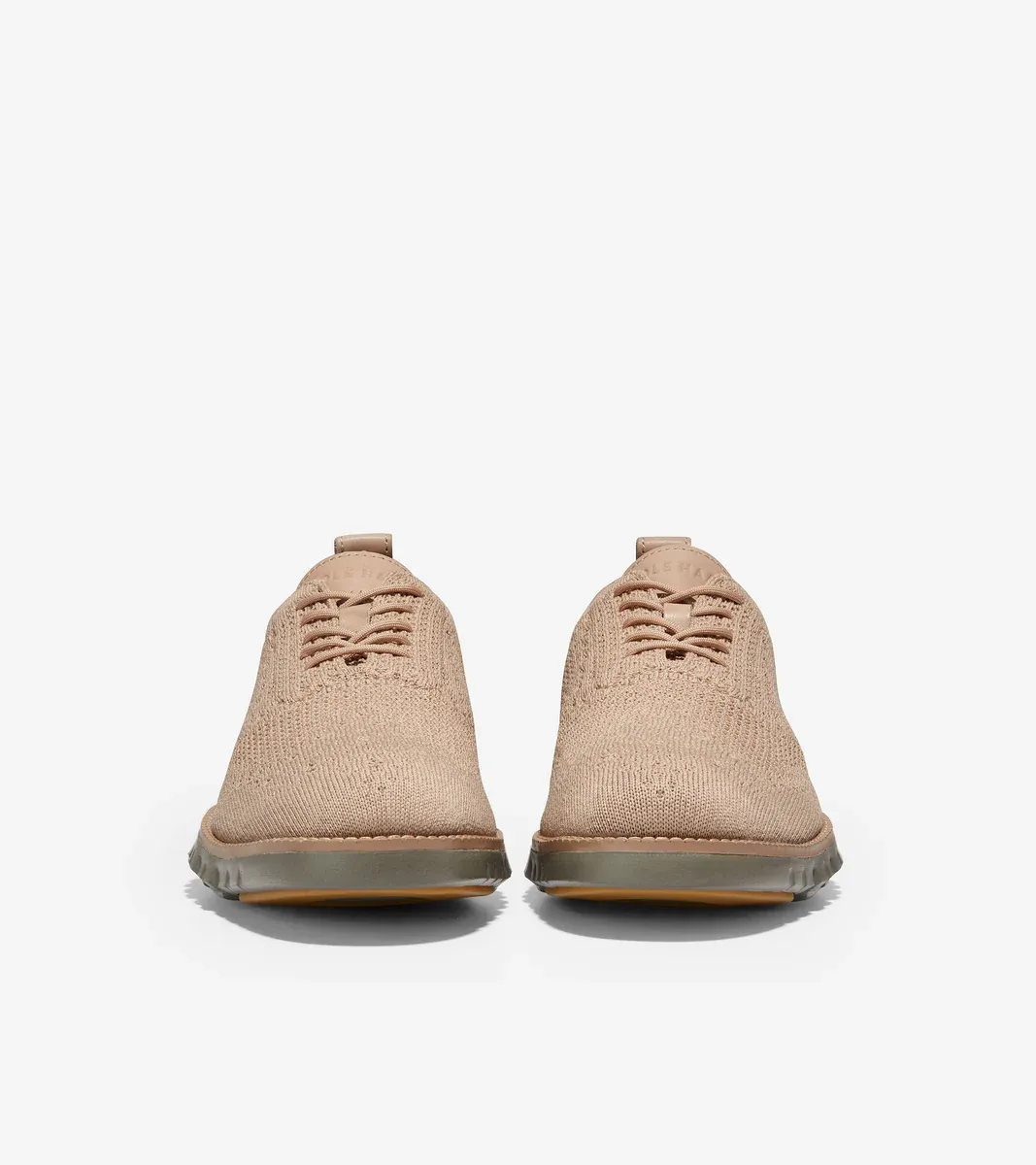 Cole Haan Men's ZERØGRAND Stitchlite Oxford Sesame Dune Tea Leaf Knit C37895