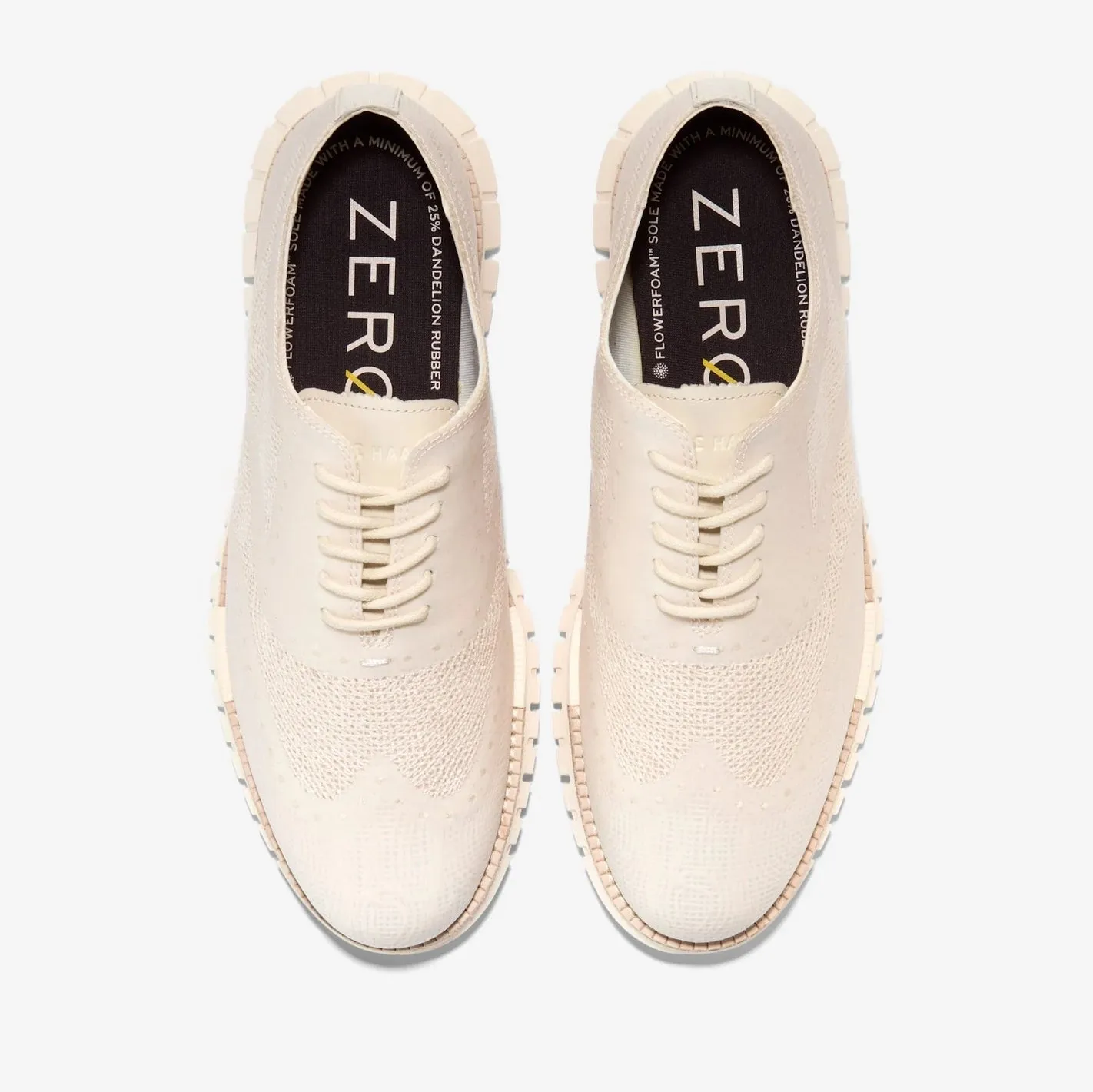 Cole Haan Men's Zerogrand Remastered Embrostitch Wingtip Whitecap/Ivory C39490
