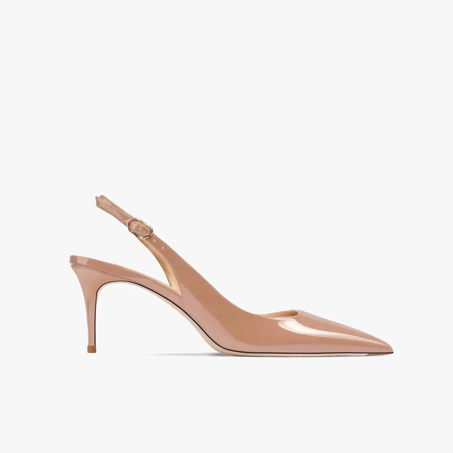 Colletta Nude Slingback Sandals