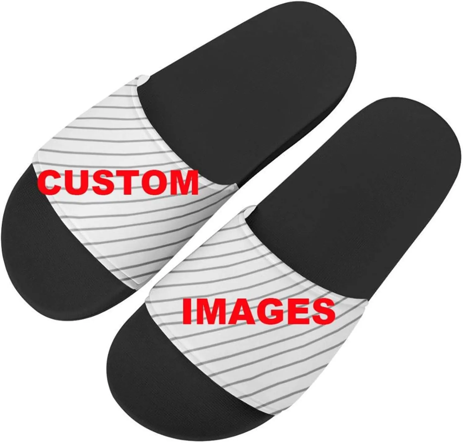 Coloranimal Slide Sandals for Women Girls Lightweight Shower Slippers for Beach Home