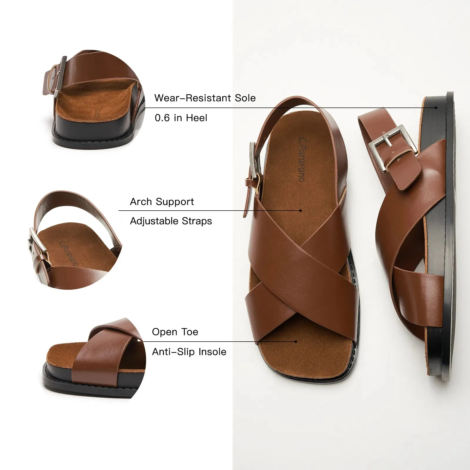 Crisscross Design Sandals (Cassandra）