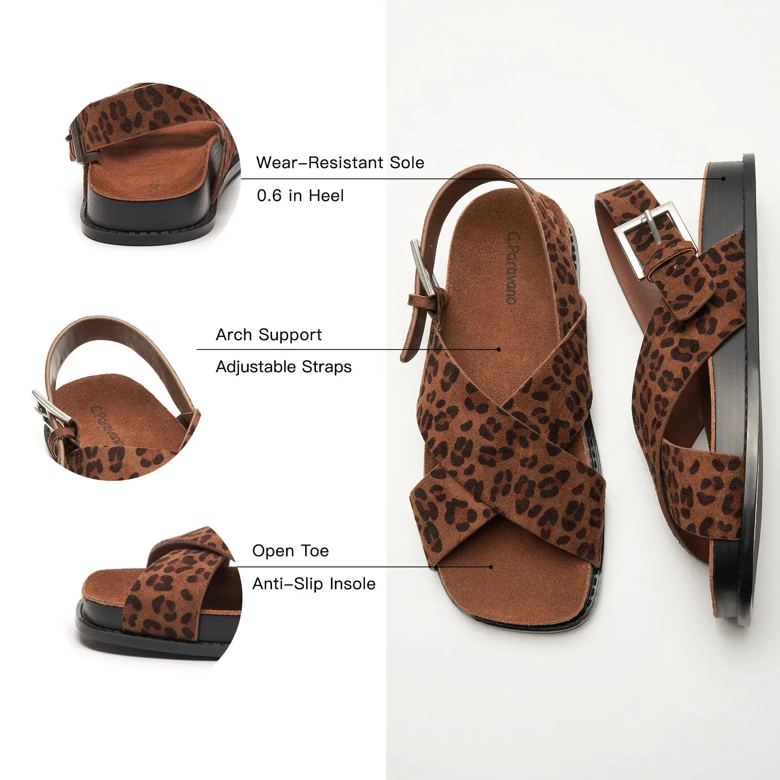Crisscross Design Sandals (Cassandra）