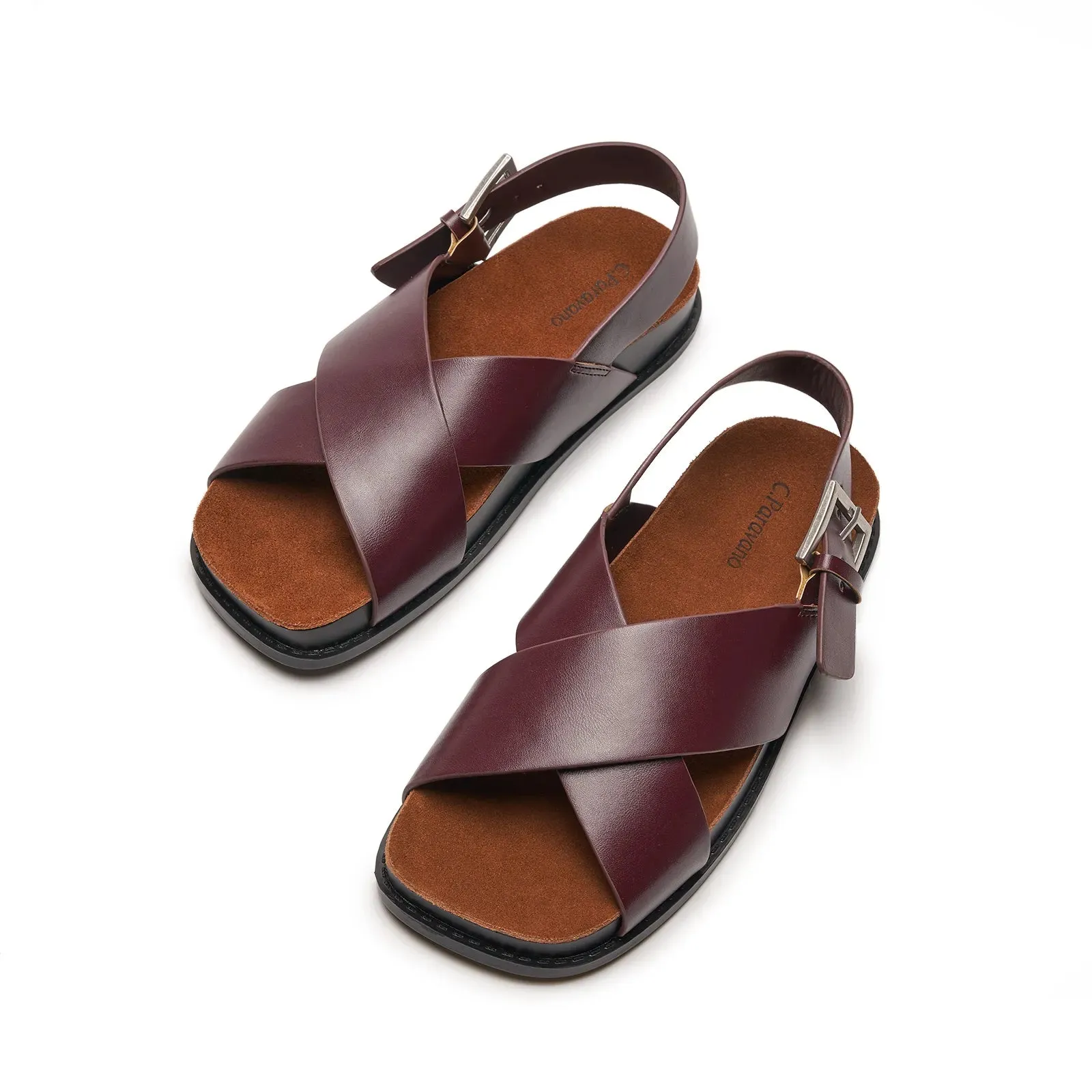 Crisscross Design Sandals (Cassandra）