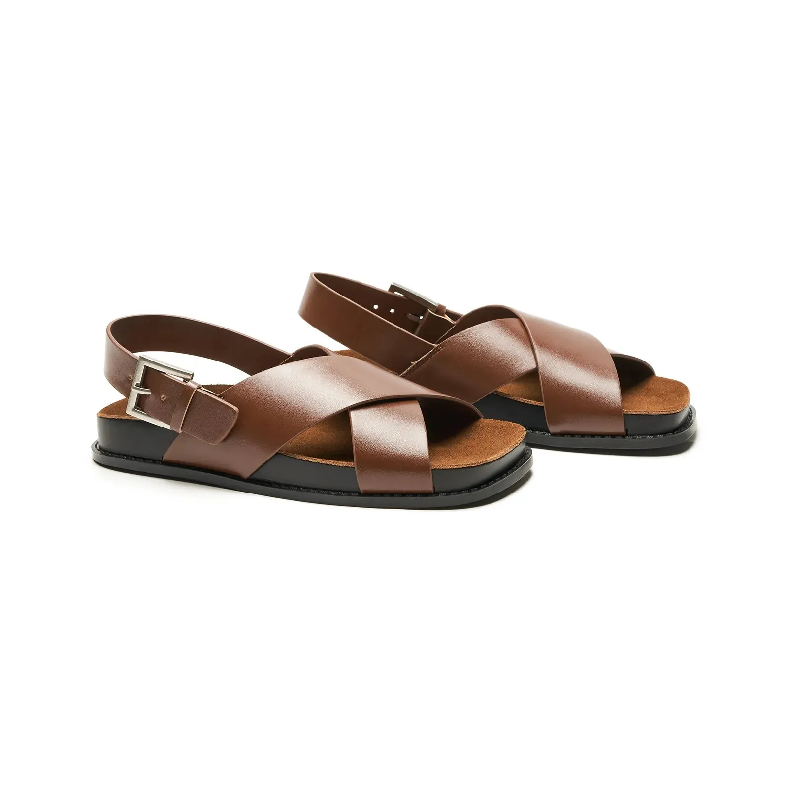 Crisscross Design Sandals (Cassandra）
