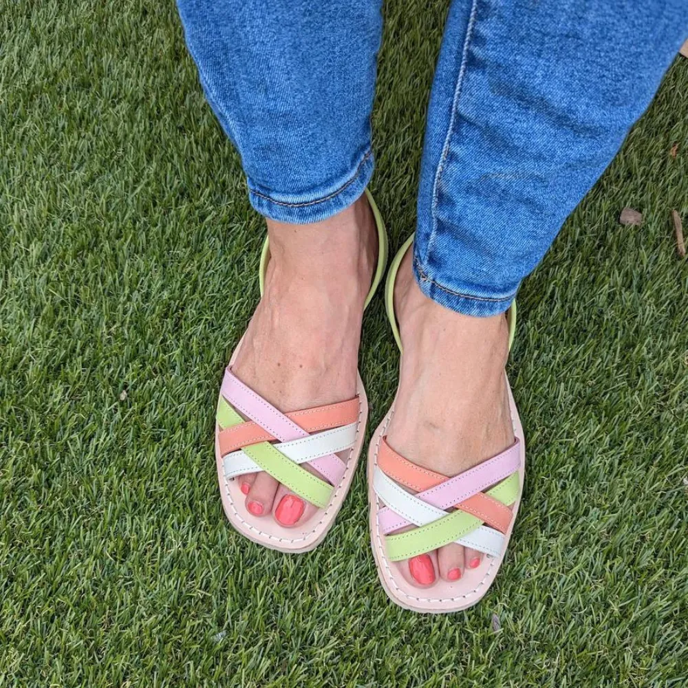Crisscross Sandal - Watermelon