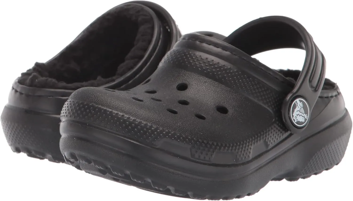 Crocs Kids Classic Lined Clogs for Toddlers - Synthetic Upper & Lining - Synthetic Outsole & Insole
