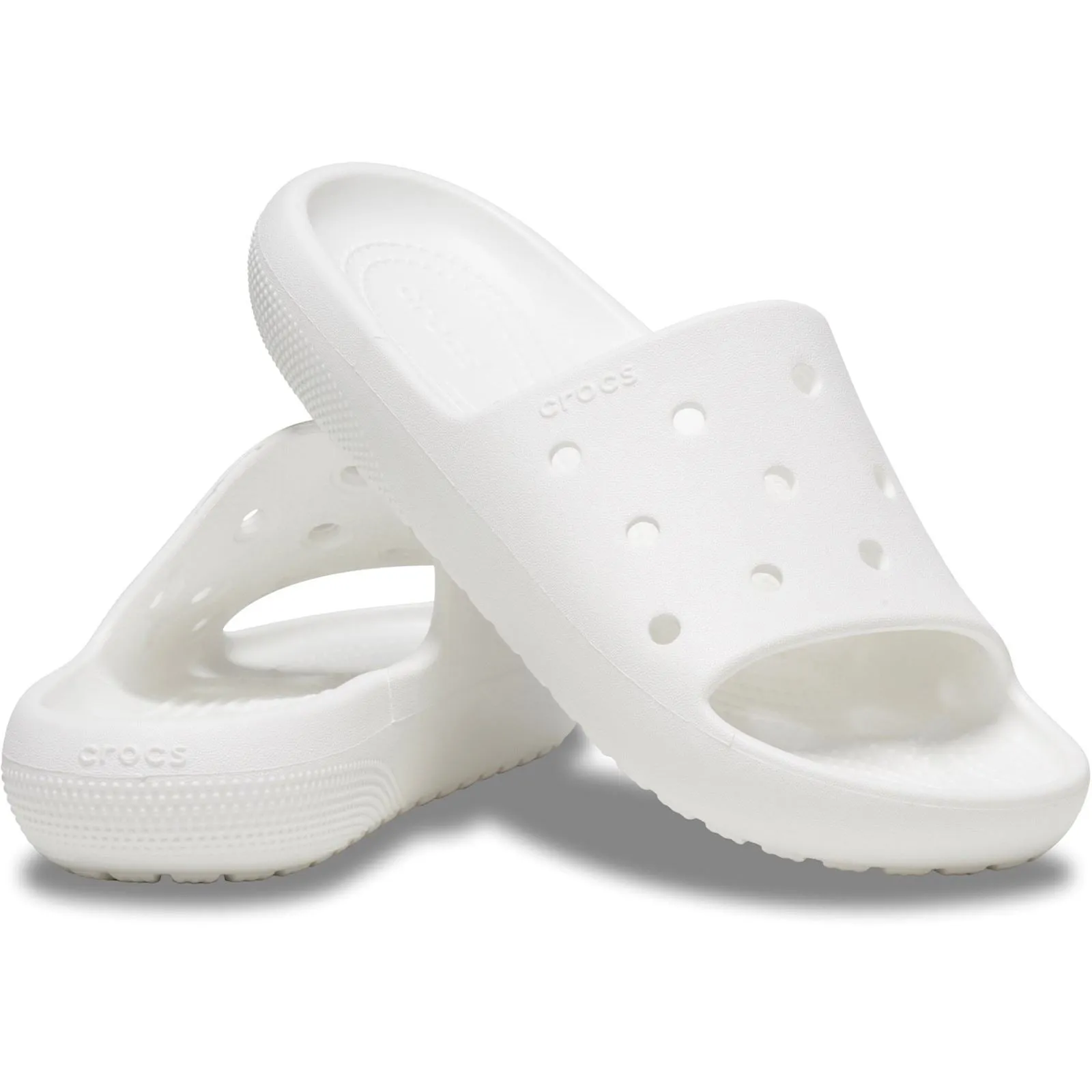 Crocs Unisex Classic Slide in White