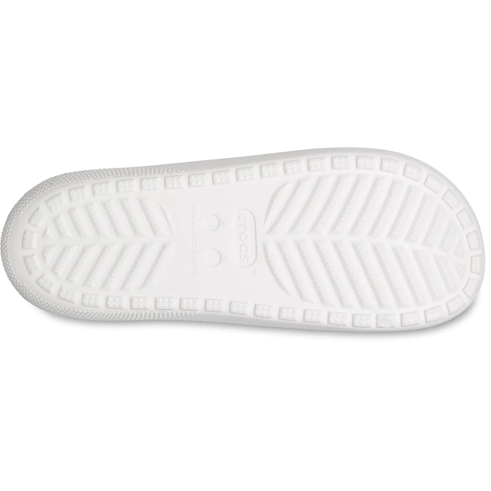 Crocs Unisex Classic Slide in White