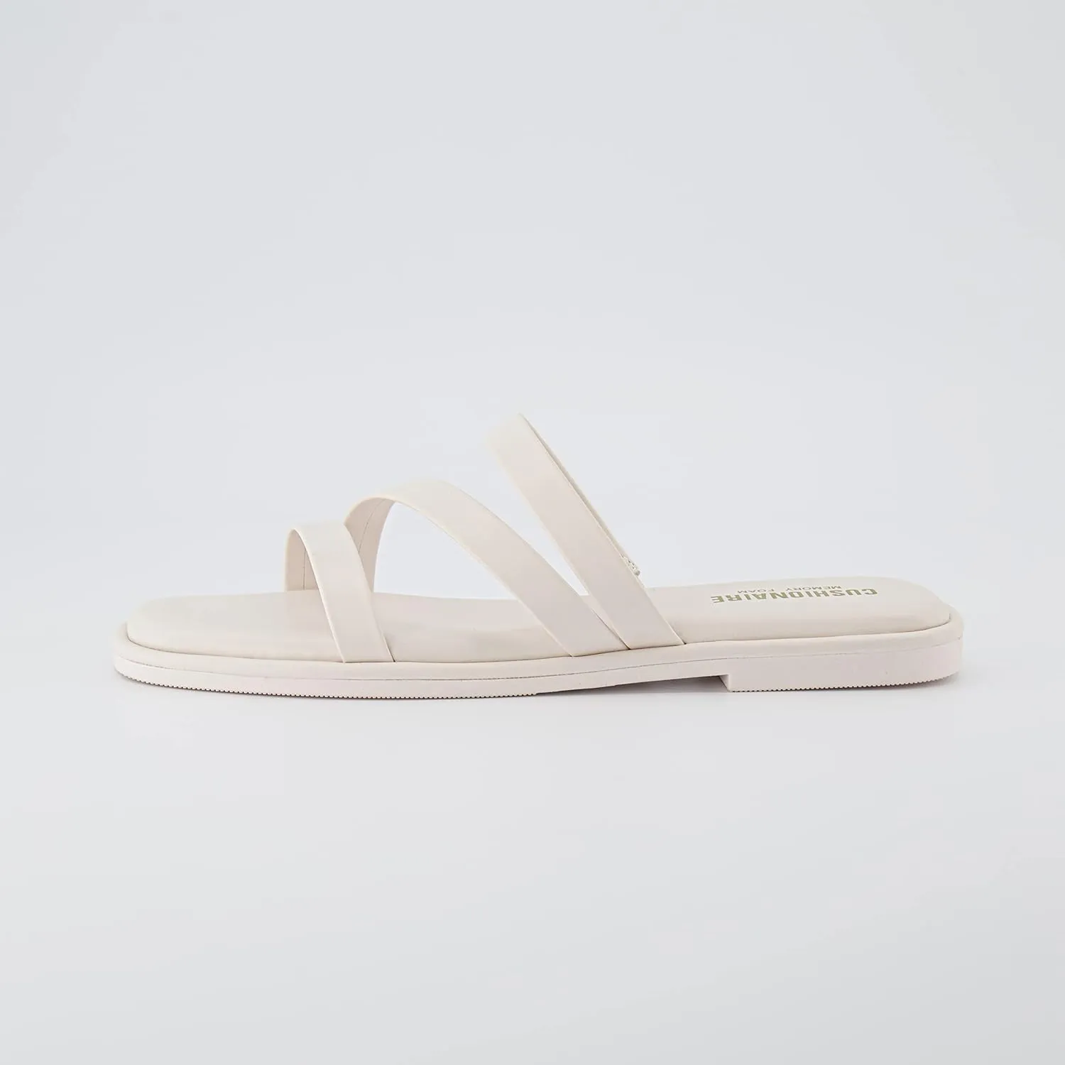 CUSHIONAIRE Women's Treat slide sandal  Memory Foam, Wide Widths Available