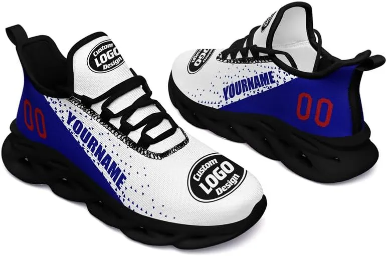 Custom Running Shoes for Men Women Print Team Company Logo Name Number Sneaker Personalized Gift Unisex Baseball Tennis Shoes