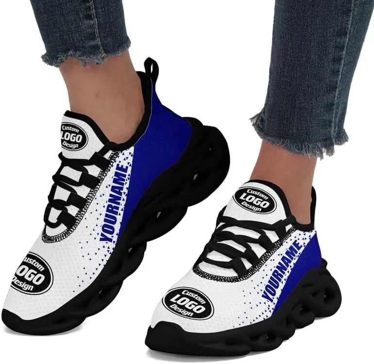 Custom Running Shoes for Men Women Print Team Company Logo Name Number Sneaker Personalized Gift Unisex Baseball Tennis Shoes