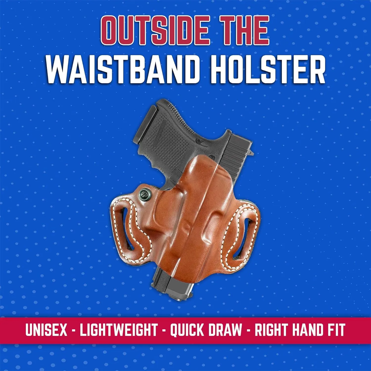 Desantis Mini Slide Holster fits Glock 20, 21, 21SF, 29, 30, 37, 39