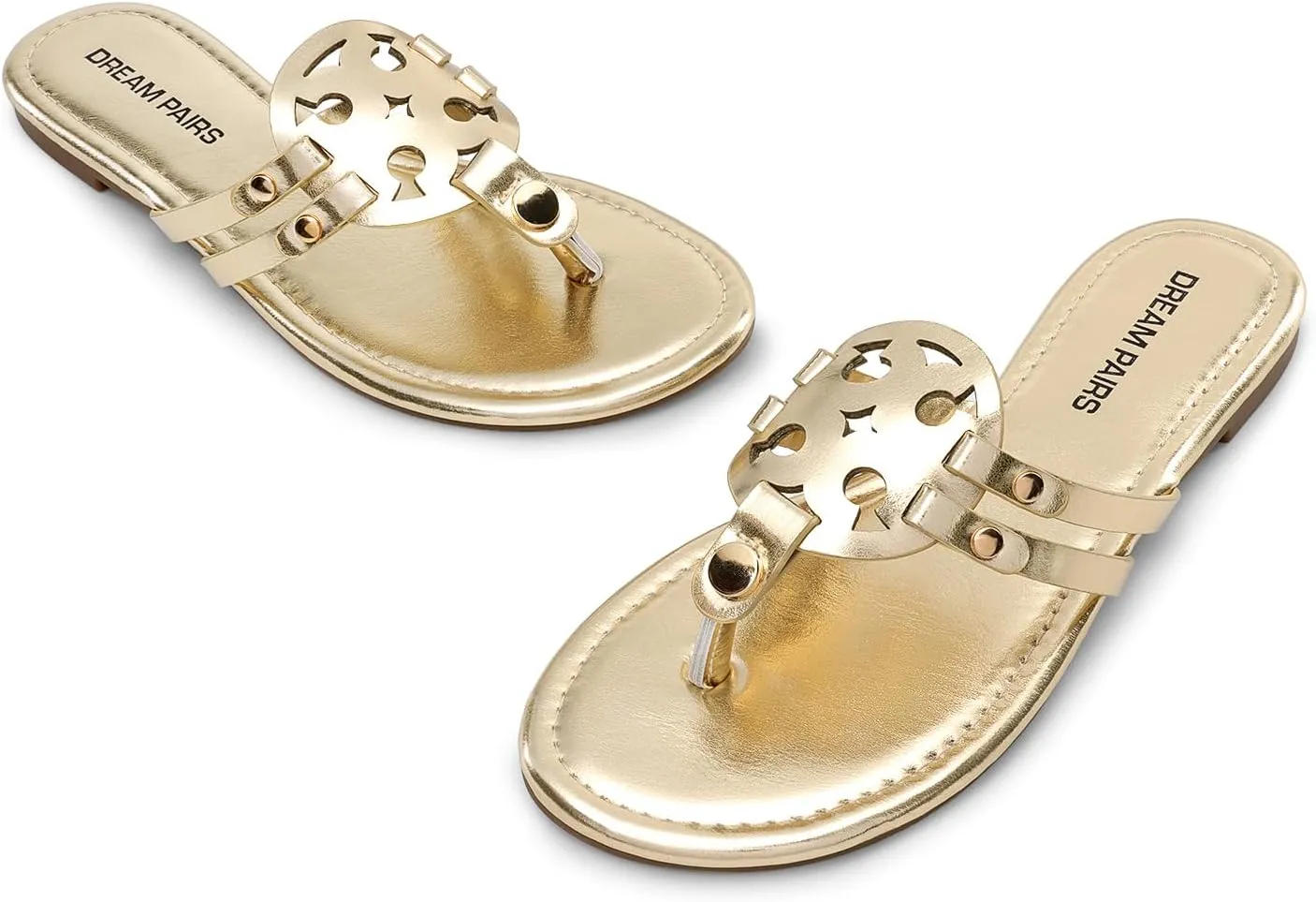 DREAM PAIRS Flip Flops for Women Comfortable Thong Flat Sandals for Summers Dress Beach