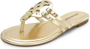 DREAM PAIRS Flip Flops for Women Comfortable Thong Flat Sandals for Summers Dress Beach