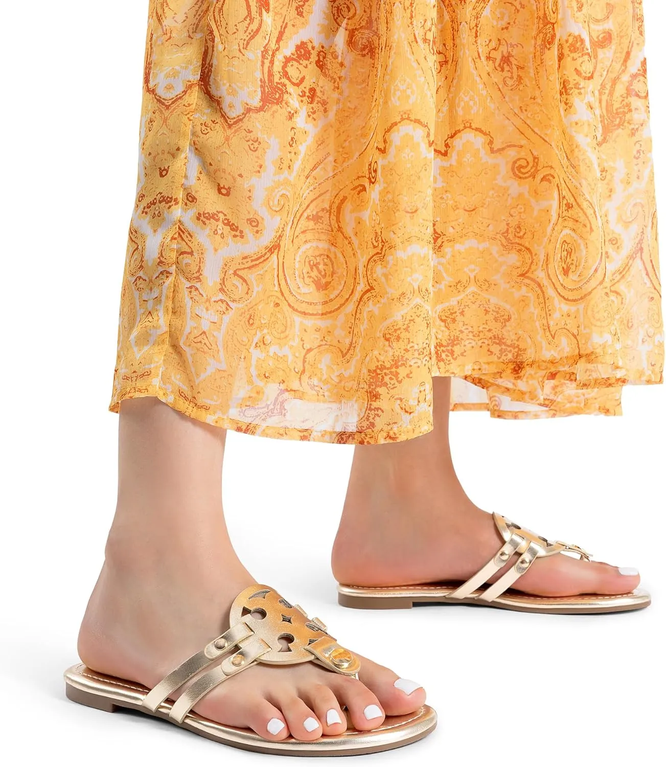 DREAM PAIRS Flip Flops for Women Comfortable Thong Flat Sandals for Summers Dress Beach