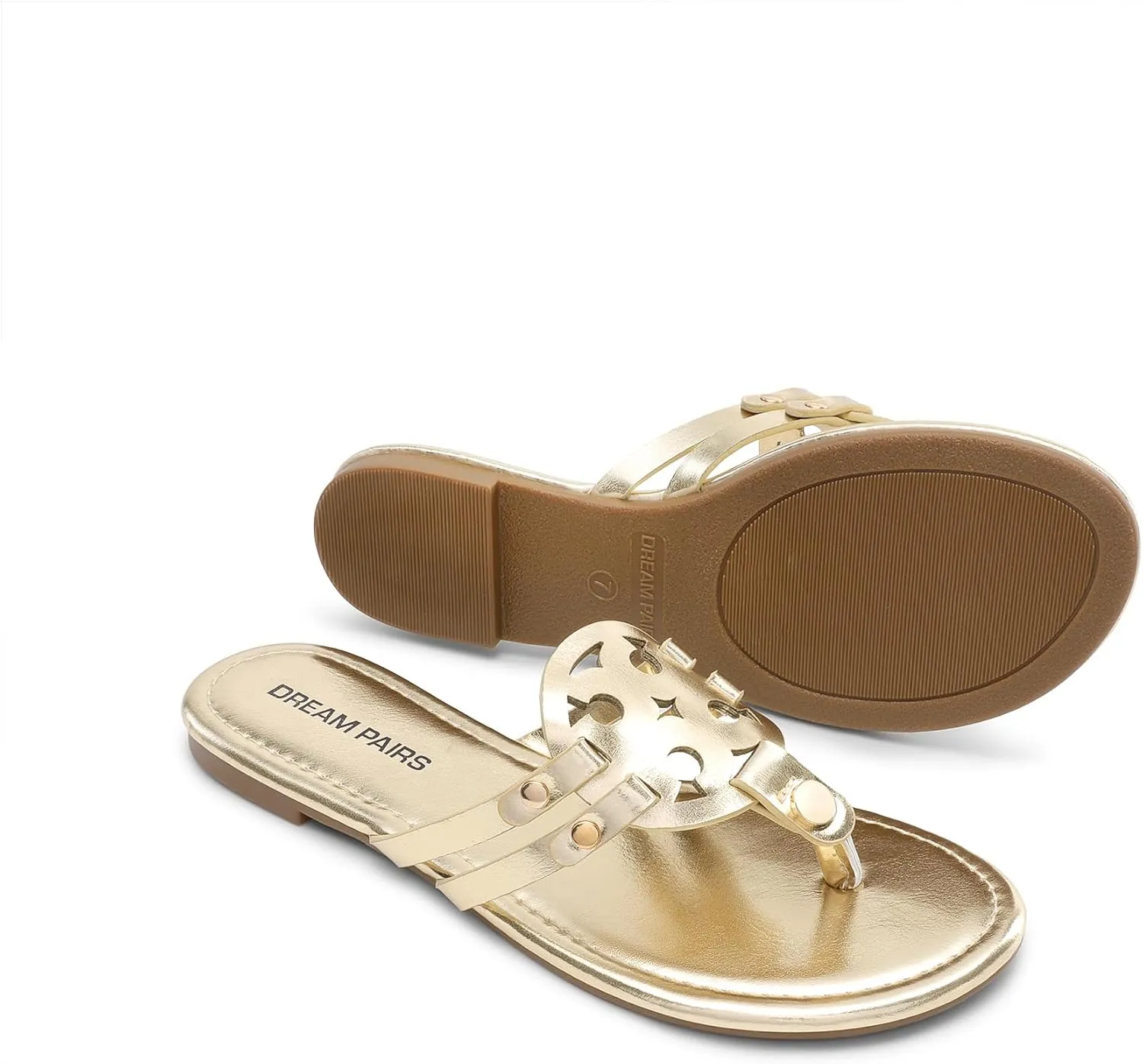 DREAM PAIRS Flip Flops for Women Comfortable Thong Flat Sandals for Summers Dress Beach