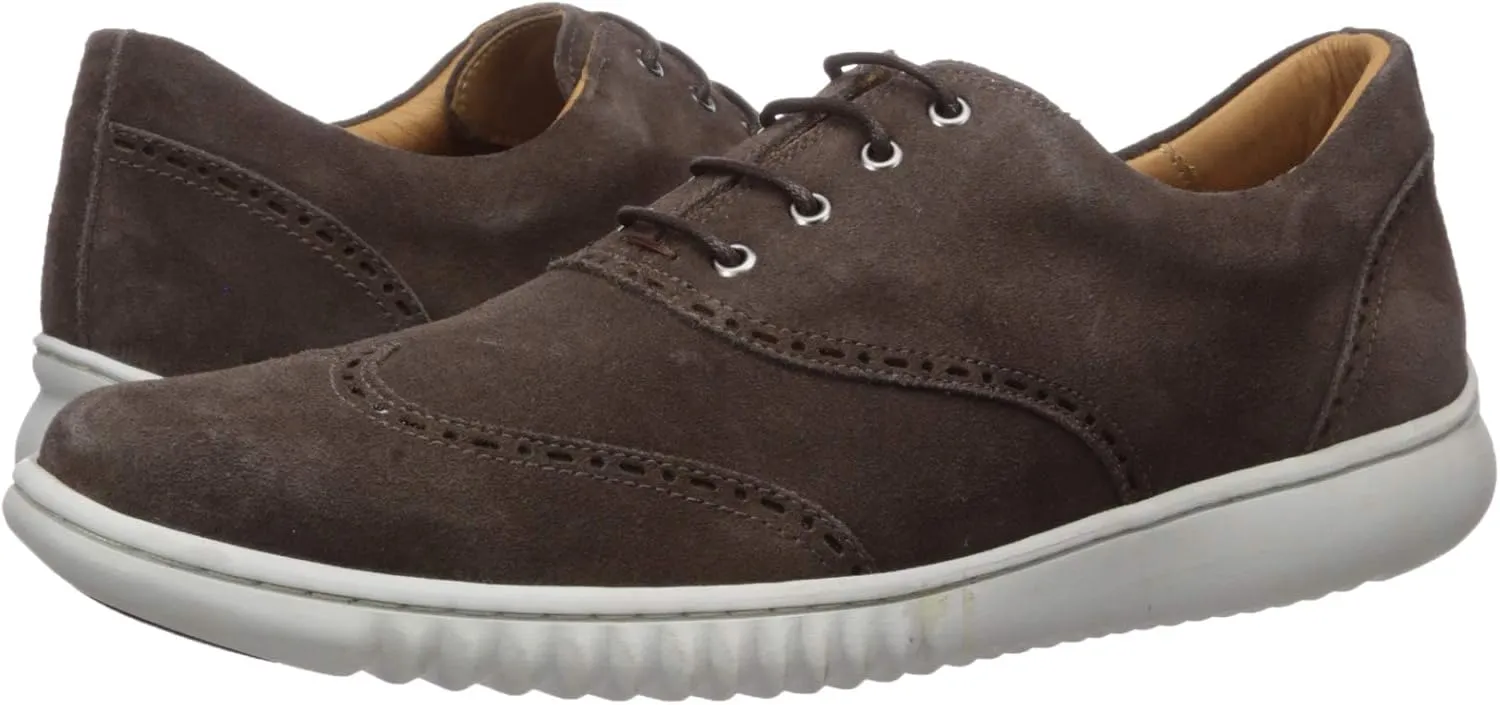 Driver Club USA Men's Geuine Leather Wingtip Oxford with Sneaker Sole Ankle Boot