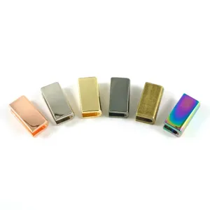 Emmaline Rectangular Strap End Caps ¾" Pack of 4