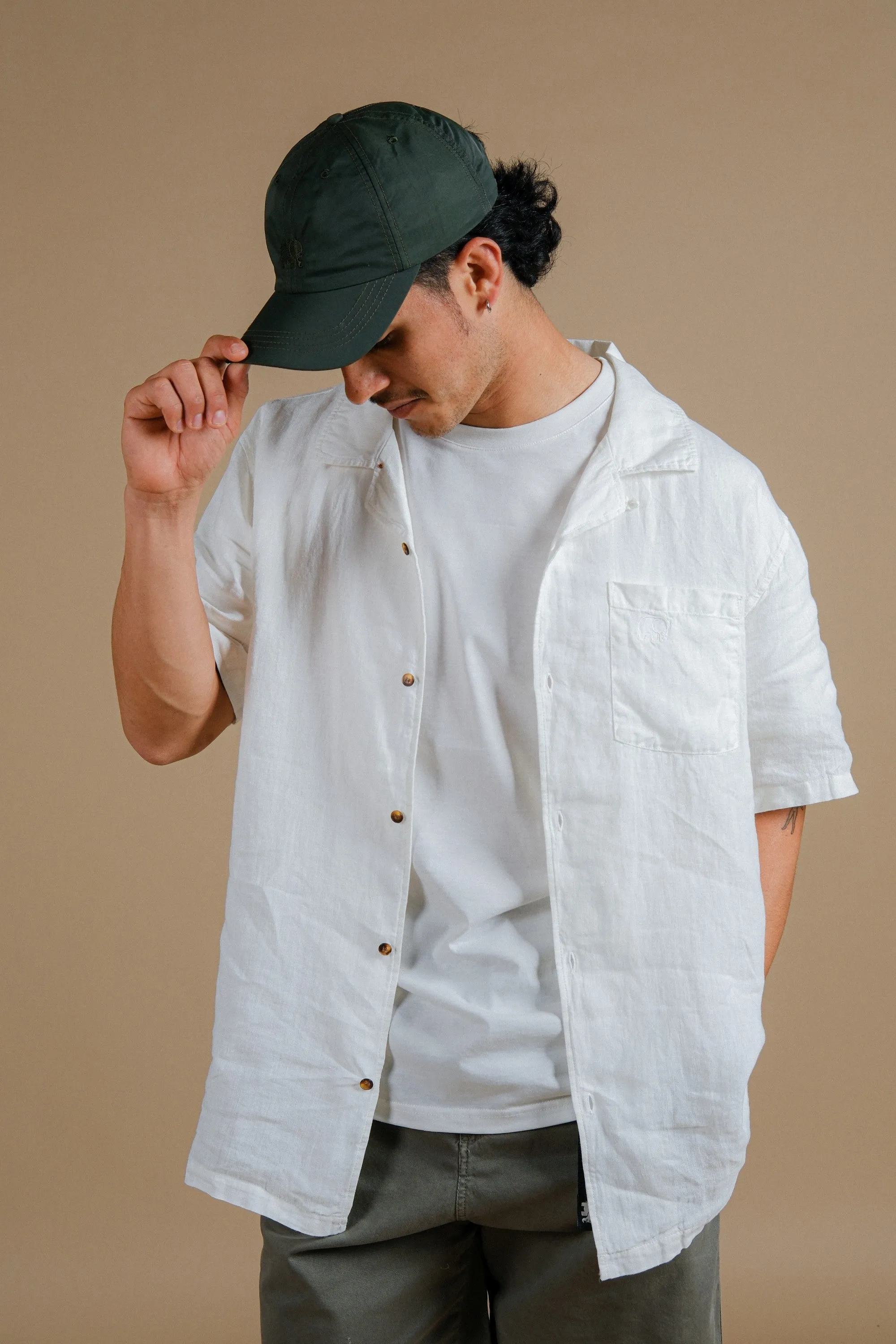 Essential Lightweight Dad Cap Forest Green