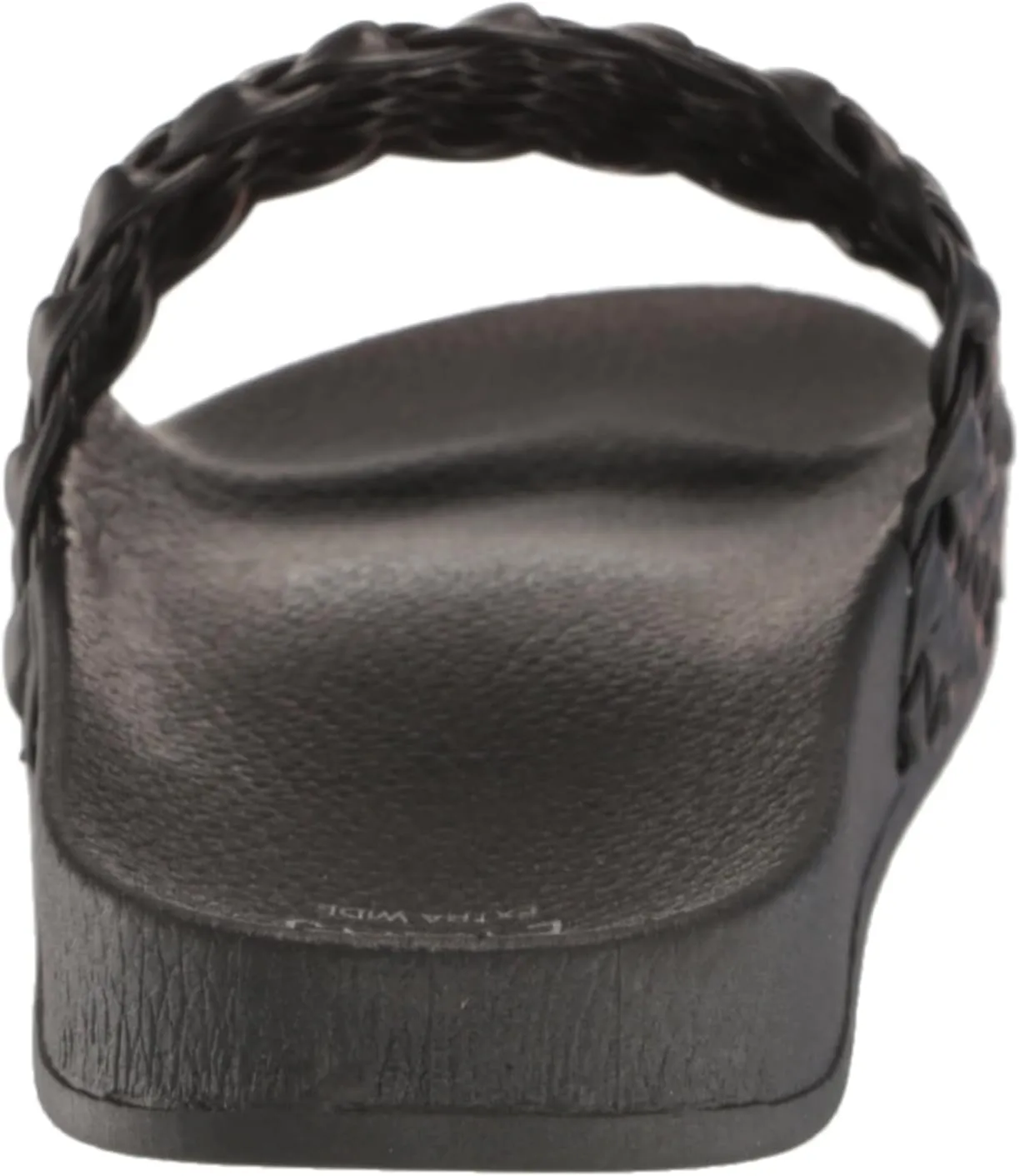 EVANS Women's Sandal Slide Plait Silva