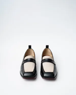 EVENING LOAFER WITH ASQUARE TOE