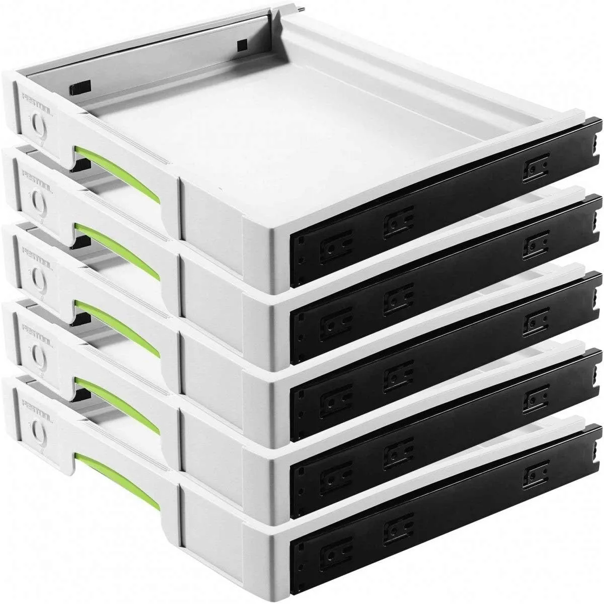 Festool 500767 SYS-AZ Drawer Set Systainer Organizer (5 Drawer Set)