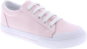 FOOTMATES Taylor Lace-Up Canvas Flats Boys and Girls Shoes - Tennis Sneakers with Wide Toe Box, Custom-Fit Insoles, Vulcanized Outsoles - for Toddlers and Little Kids, Ages 1-8
