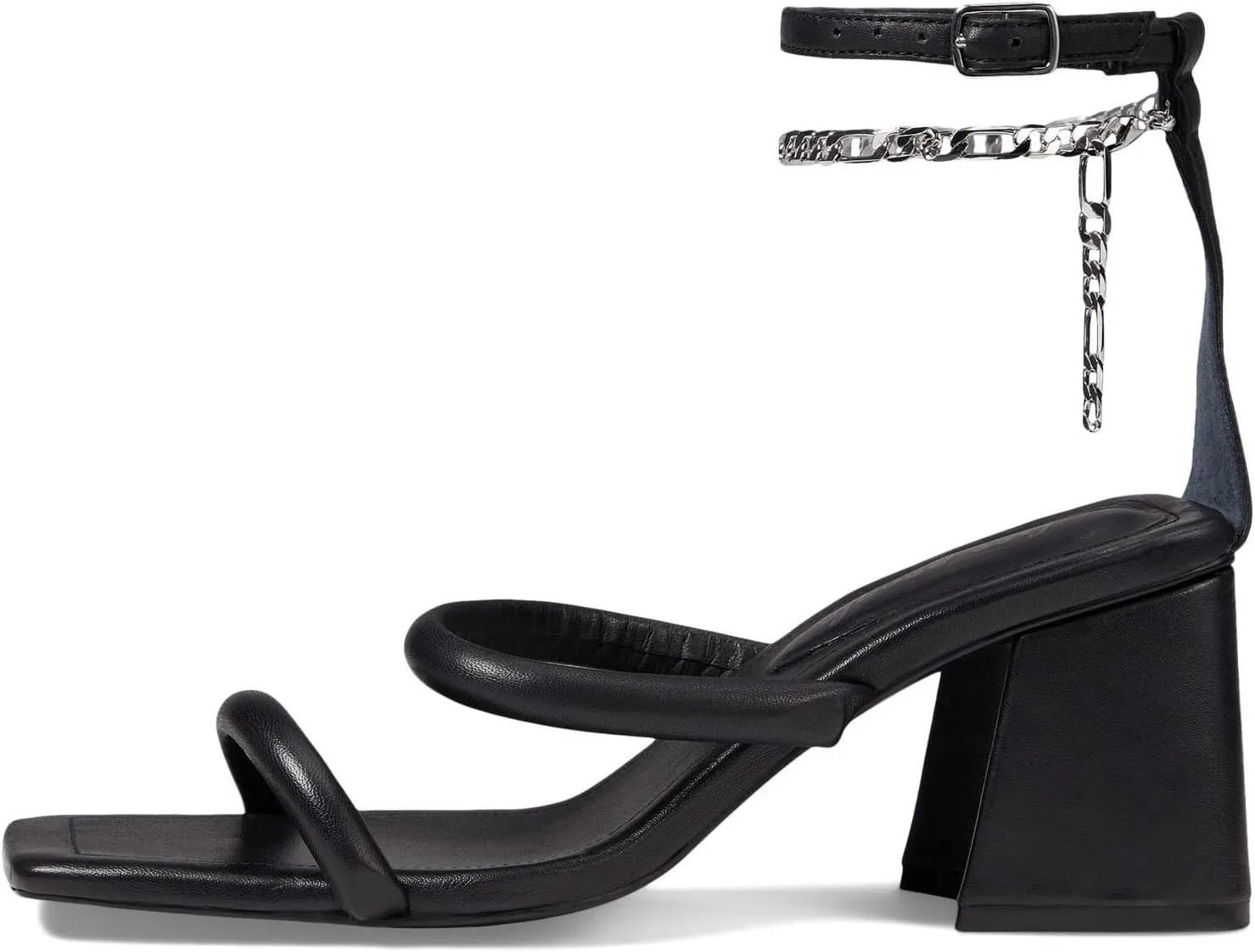 Free People Parker Chain Heels for Women - Adjustable Buckle Closure with Leather Insole, Gorgeous and Fashionable Heels