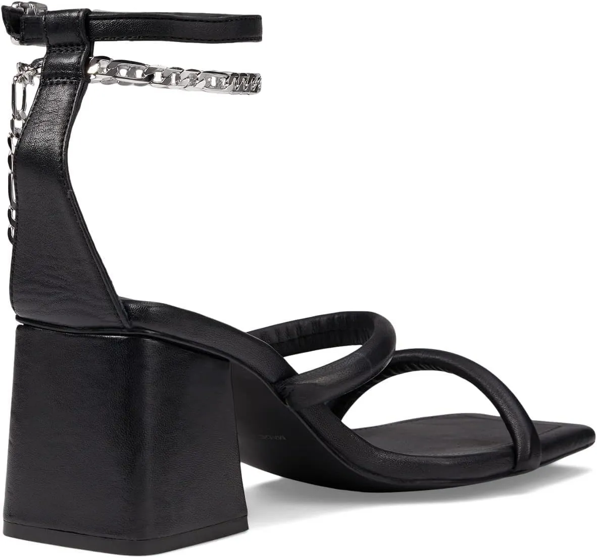 Free People Parker Chain Heels for Women - Adjustable Buckle Closure with Leather Insole, Gorgeous and Fashionable Heels