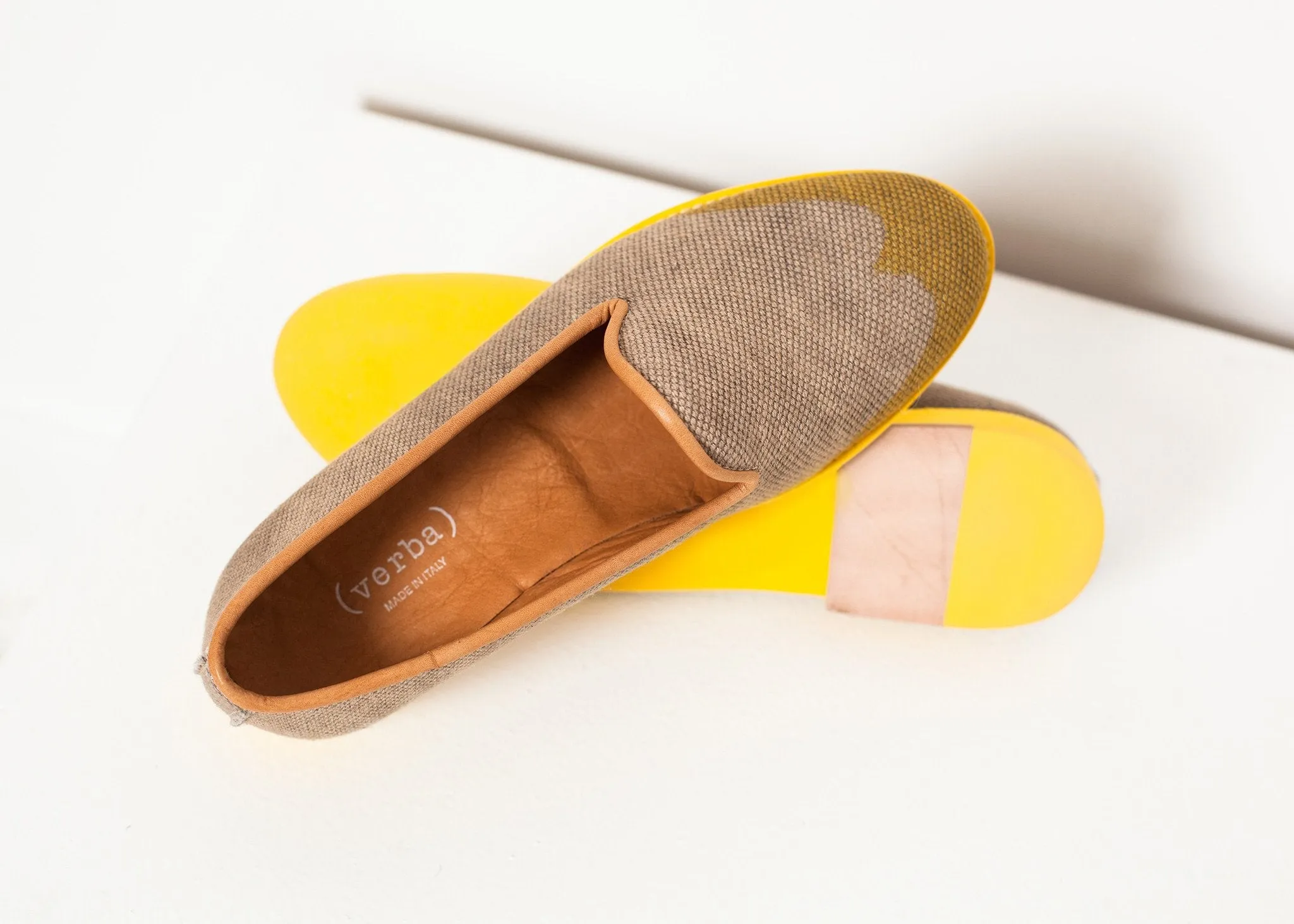 Functional in Yellow Wingtip International tracking Loafer