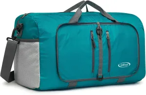 G4Free 40L/65L Foldable Duffel Bag, Water-Repellent Travel Backpack, Lightweight Carry Bag for Overnight Weekender Sports Men Women