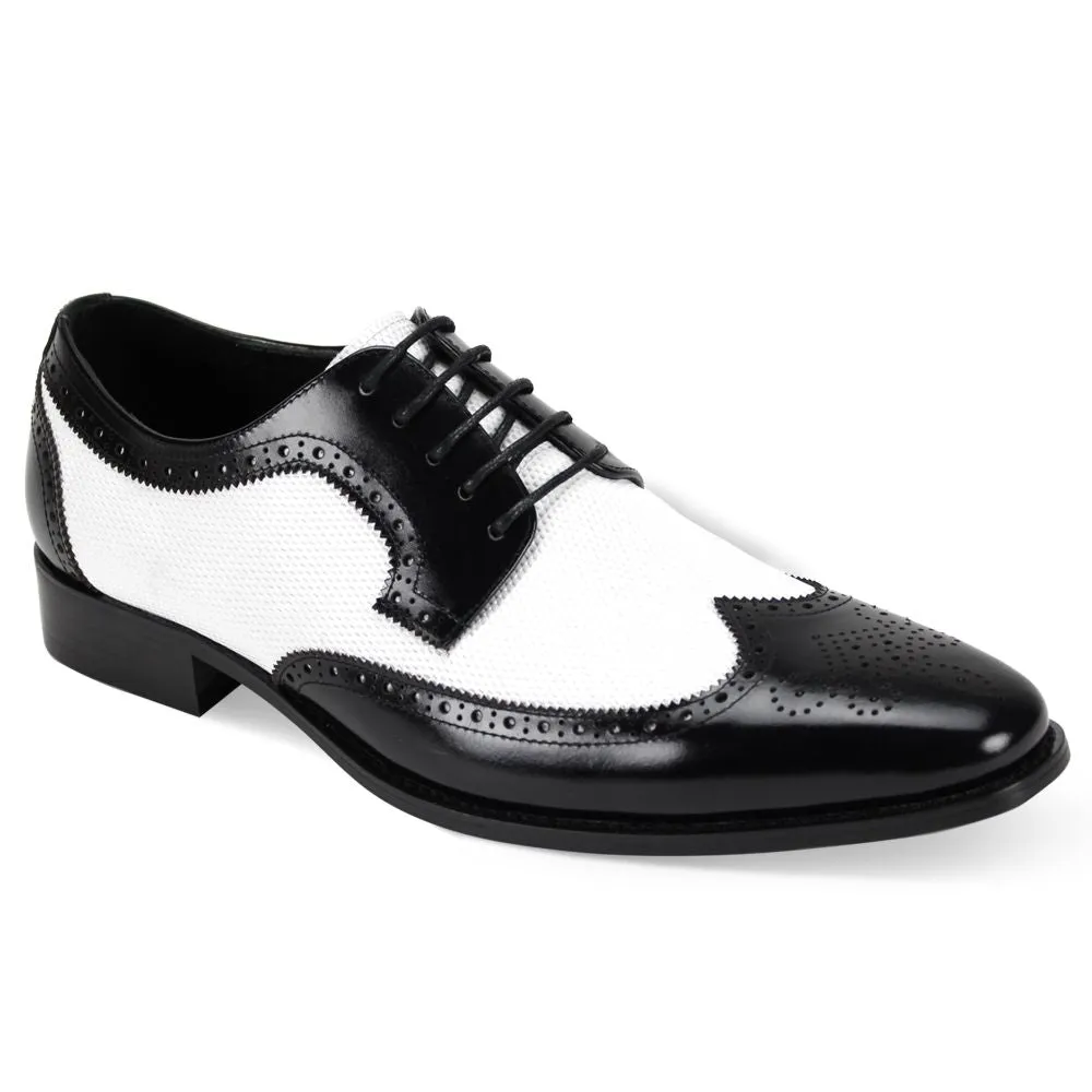 Giorgio Venturi Wingtip Leather Dress Shoes