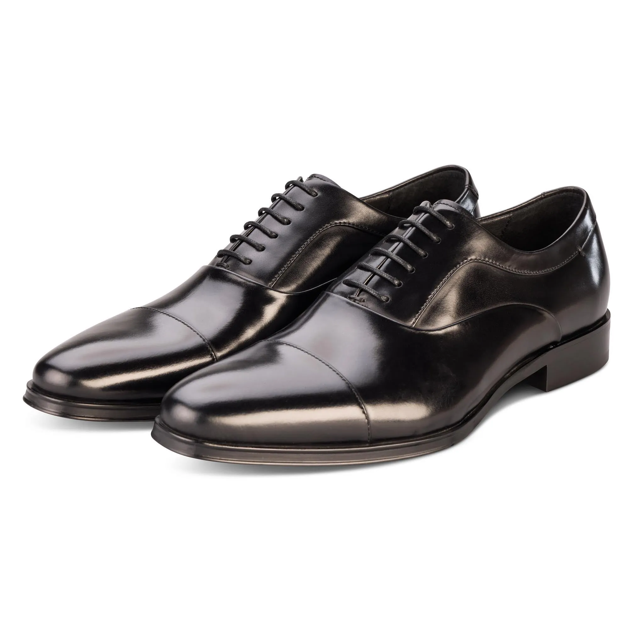 Guildhall Black Capped Oxfords