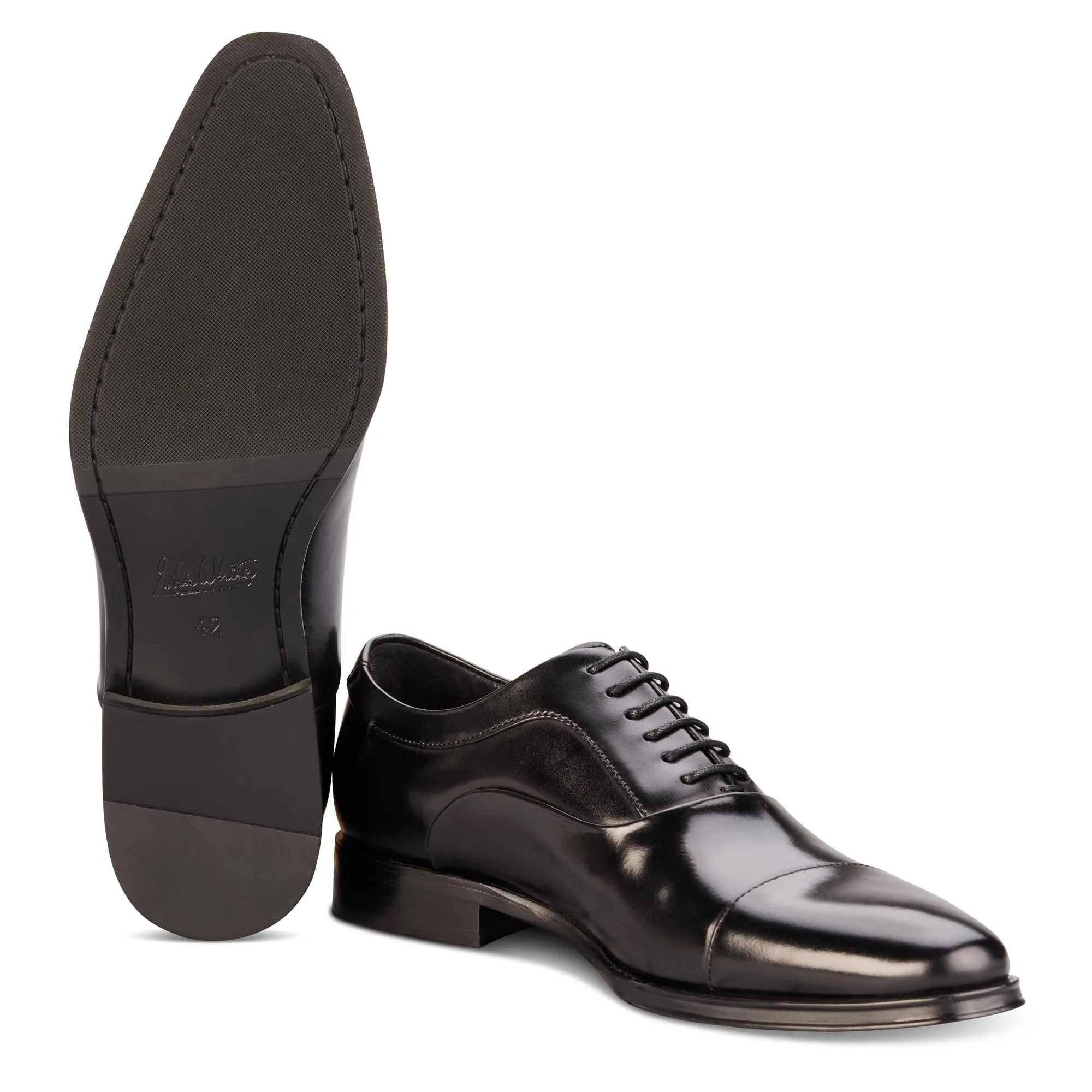 Guildhall Black Capped Oxfords