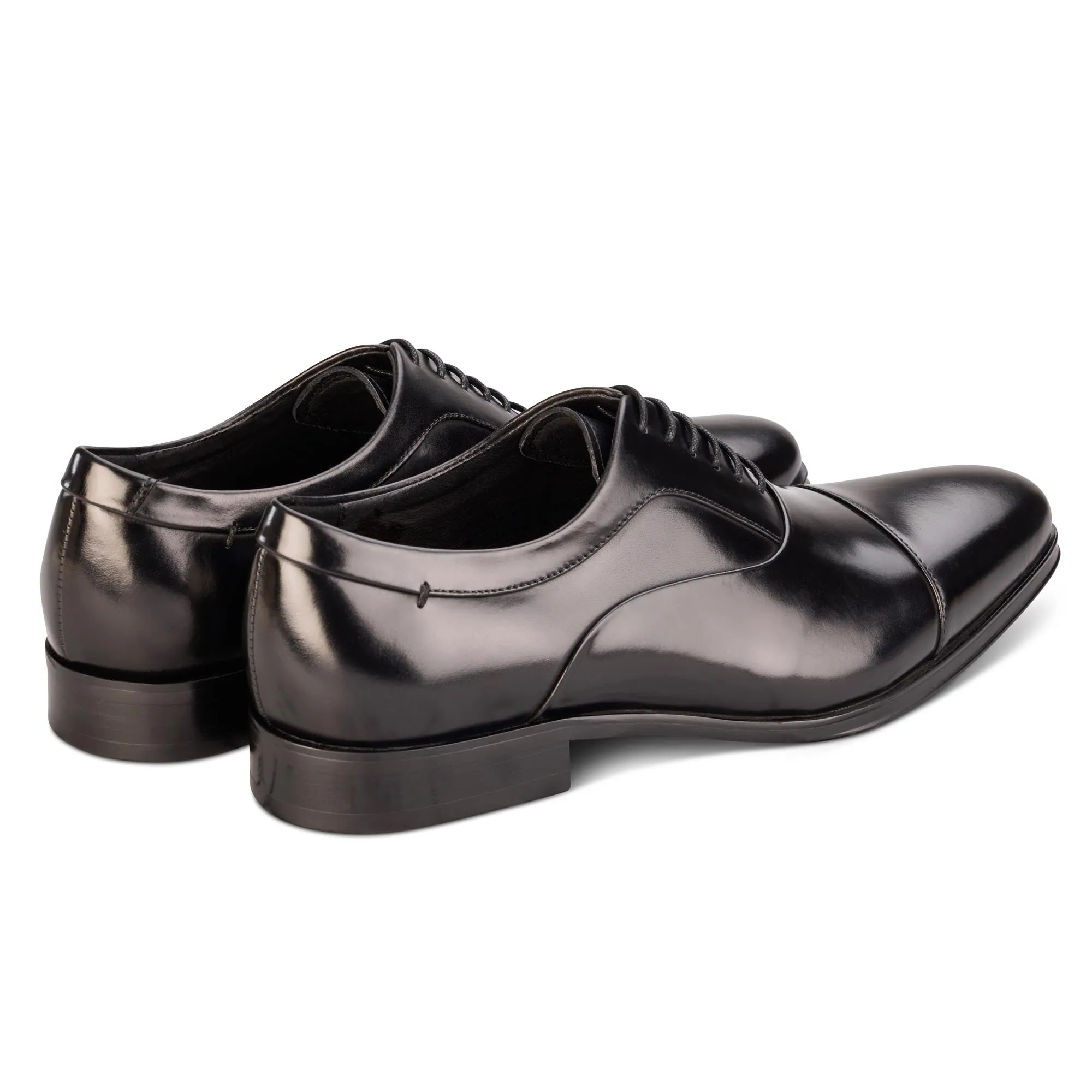 Guildhall Black Capped Oxfords