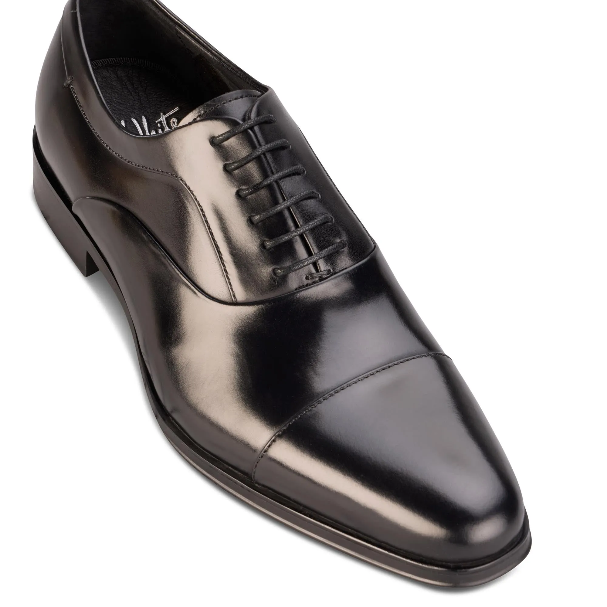 Guildhall Black Capped Oxfords