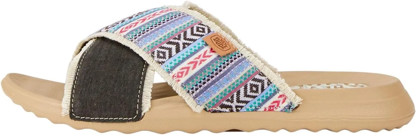 Hey Dude Women's Christi Slide Festival | Women's Shoes | Women Slip-on Sandals | Comfortable & Light-Weight
