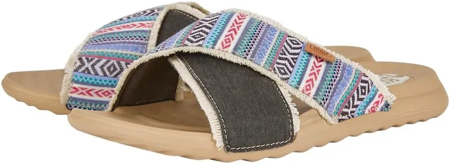 Hey Dude Women's Christi Slide Festival | Women's Shoes | Women Slip-on Sandals | Comfortable & Light-Weight