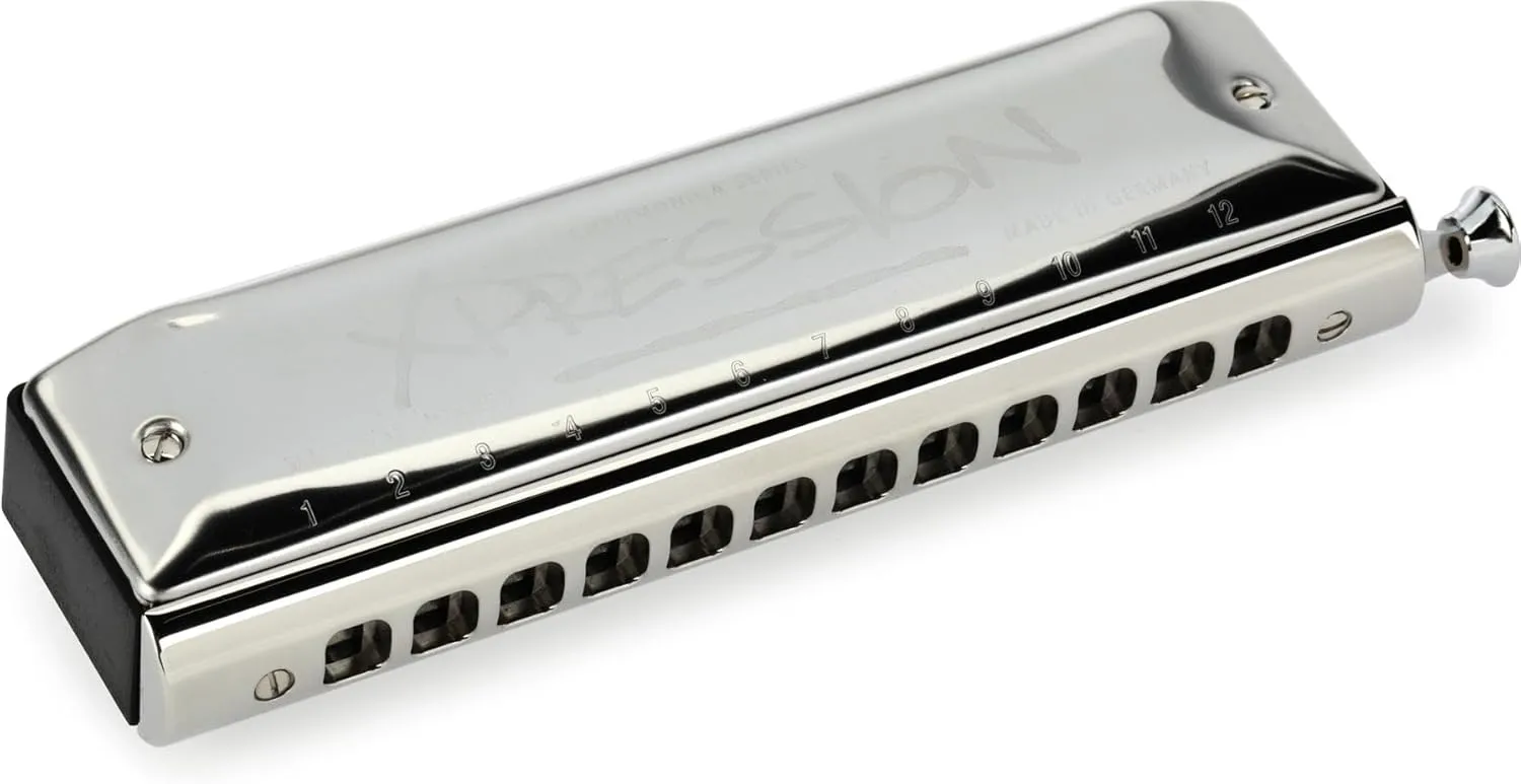 Hohner Xpression Chromatic Harmonica, Key of C (M754301X)