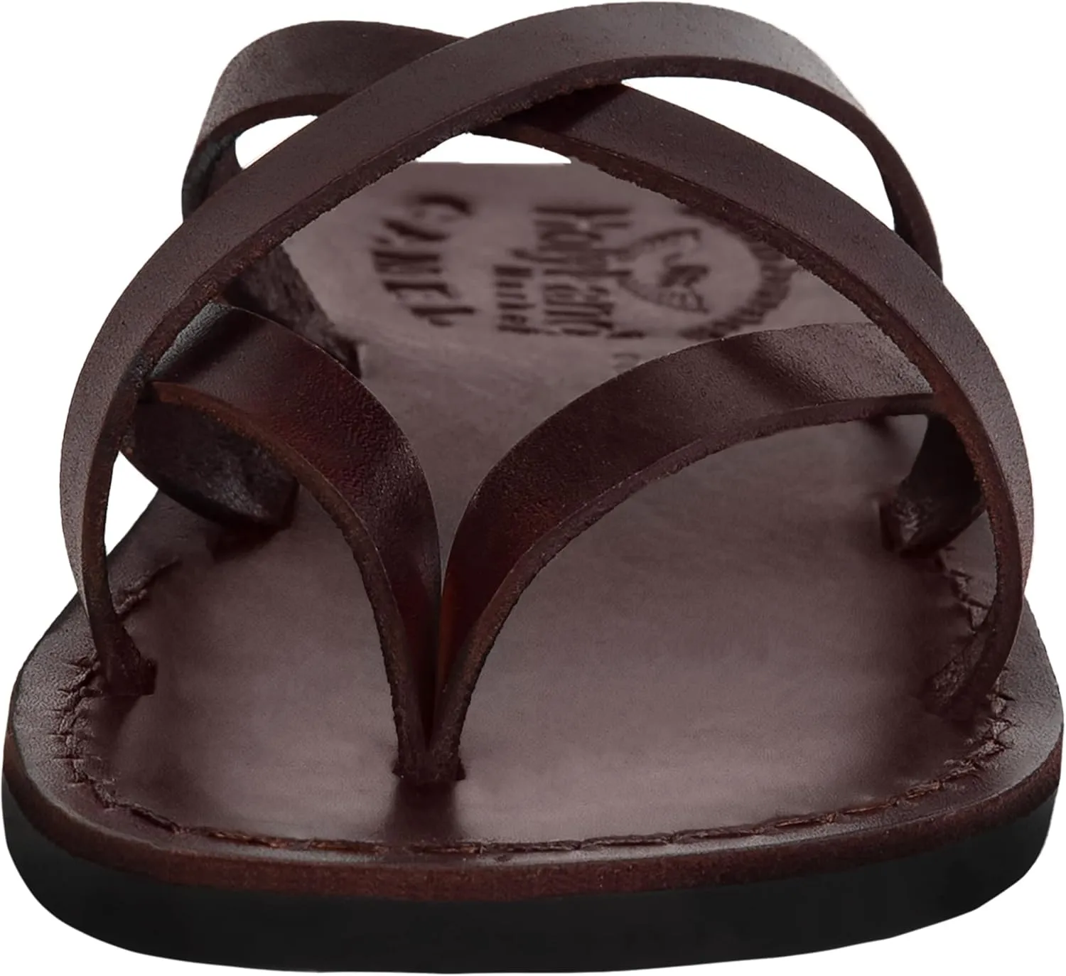 Holy Land Market Men/Women Biblical Jesus Leather Sandals/Slides From Jerusalem (Jerusalem Style I)