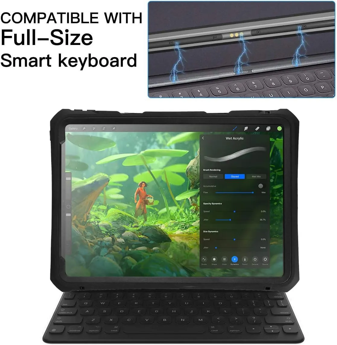 ipad 10.2 Waterproof Case 2021/2020/2019,ACase iPad 7th/iPad 8th/iPad 9th Generation IP68 Waterproof ipad 10.2 Cover with Strap Stand Pencil Holde Built-in Screen Protector Rugged Shockproof Case