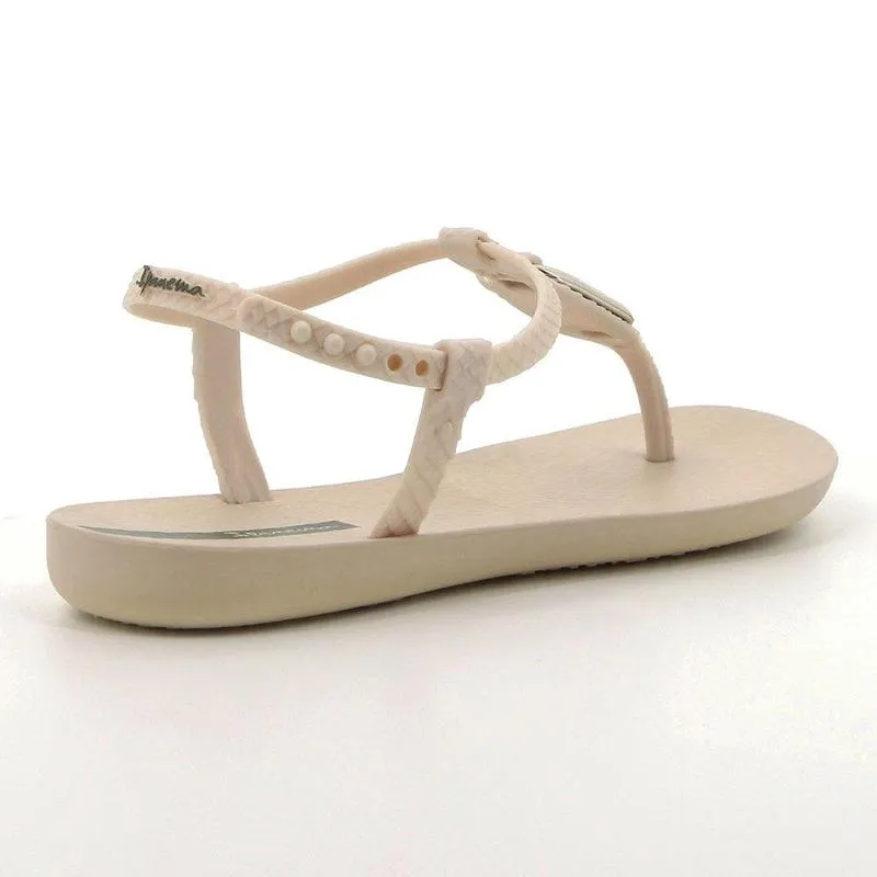 Ipanema Slingback Sandal With Trim - Beige