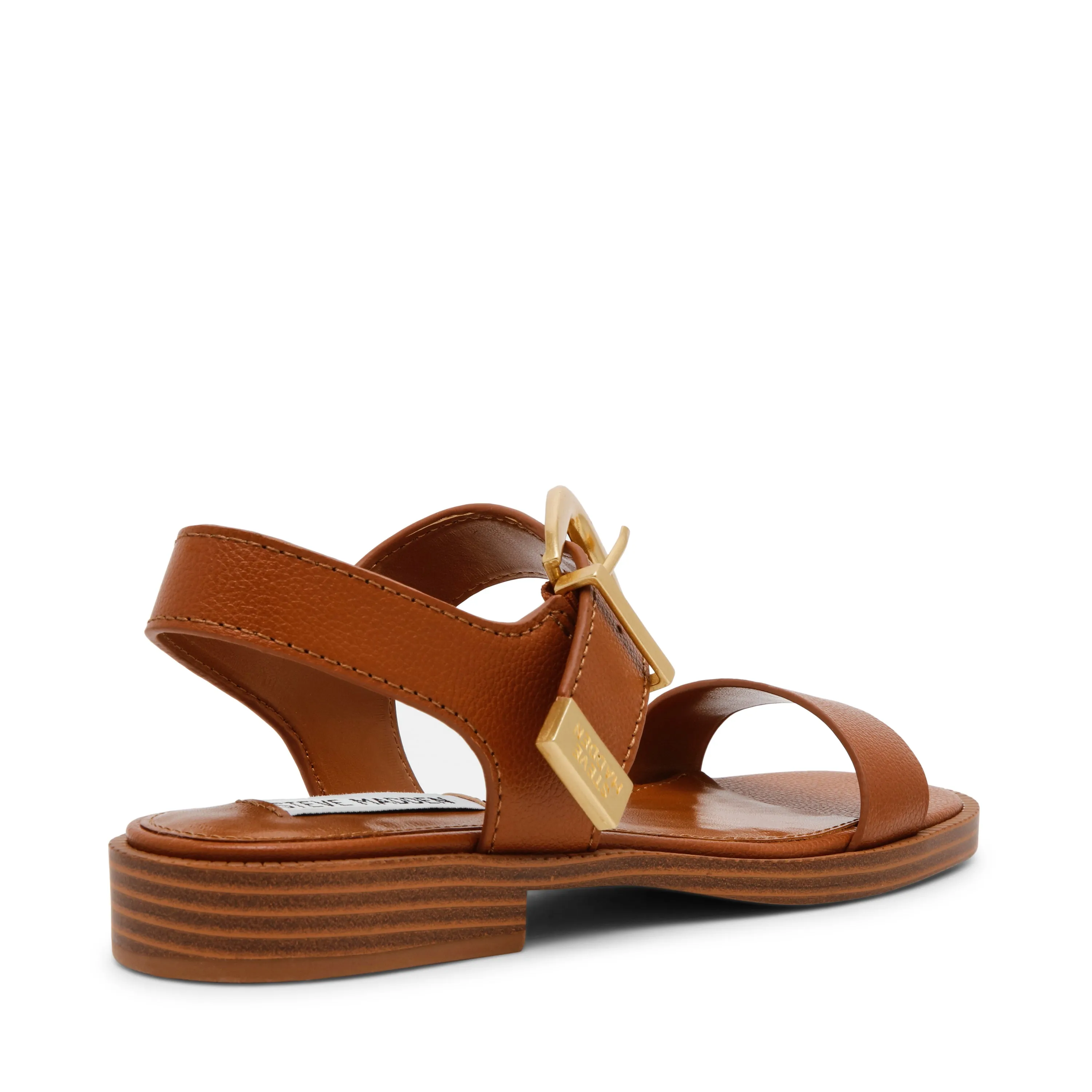 ISLANDER COGNAC LEATHER SANDALS