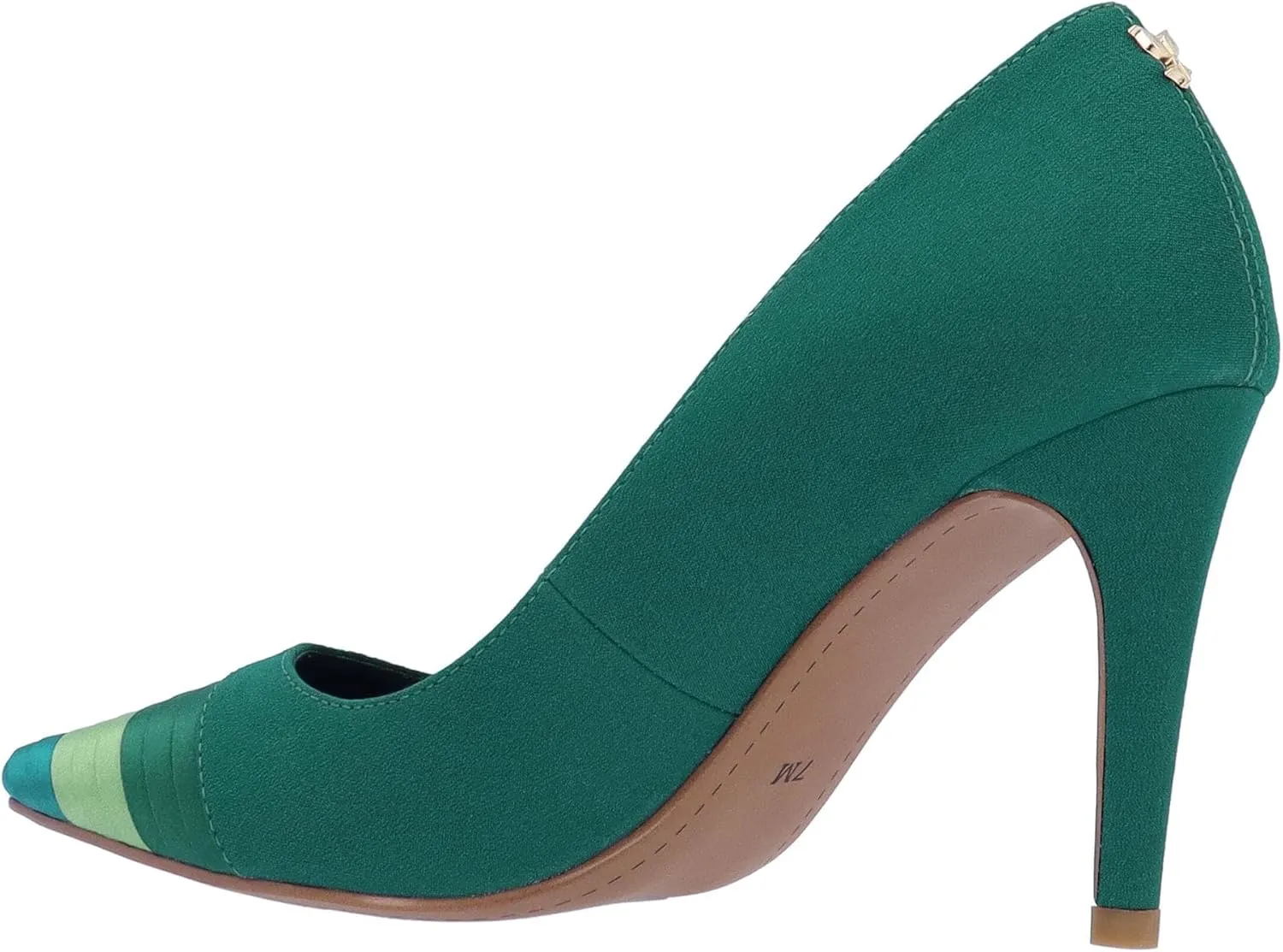 J. Renee Garbina - Heels for Women - Pointed Toe - Synthetic Outsole - Pleated Cap Toe - Kitten Heels