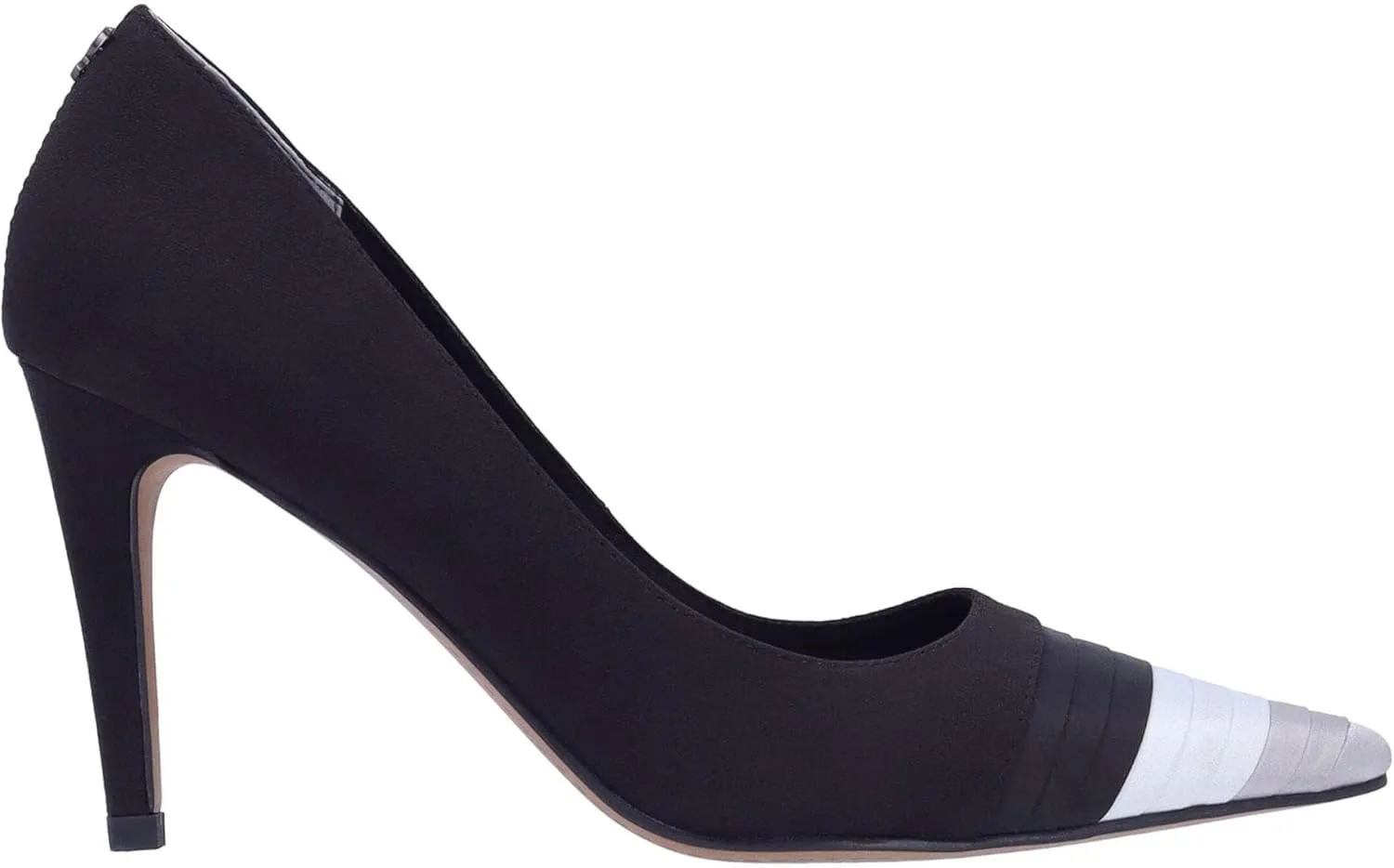 J. Renee Garbina - Heels for Women - Pointed Toe - Synthetic Outsole - Pleated Cap Toe - Kitten Heels