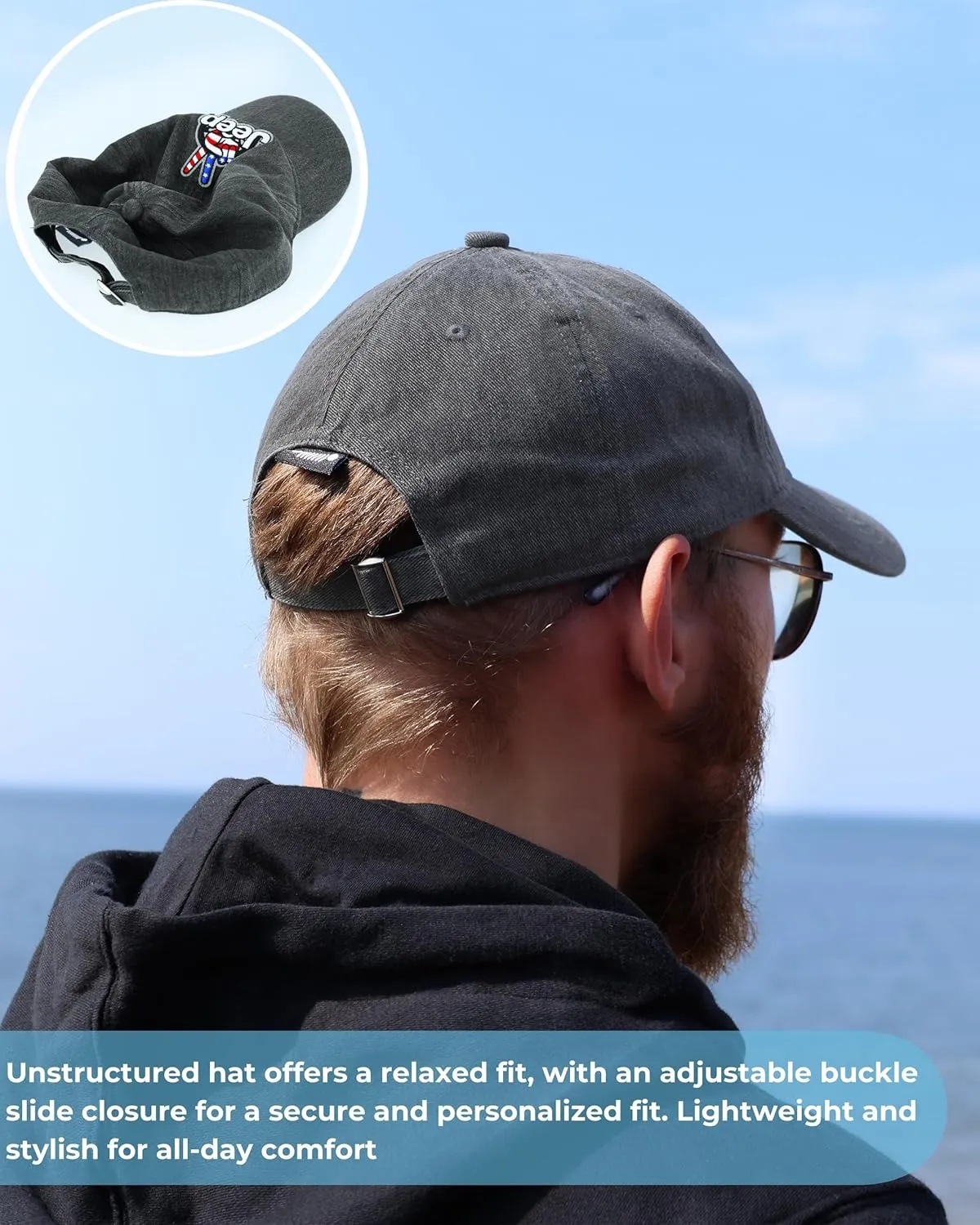 Jeep Wave USA Chino Twill Patch Garment Washed Hat.