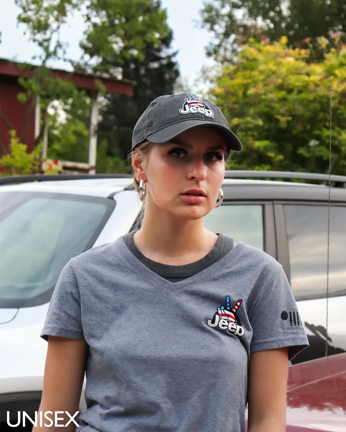 Jeep Wave USA Chino Twill Patch Garment Washed Hat.