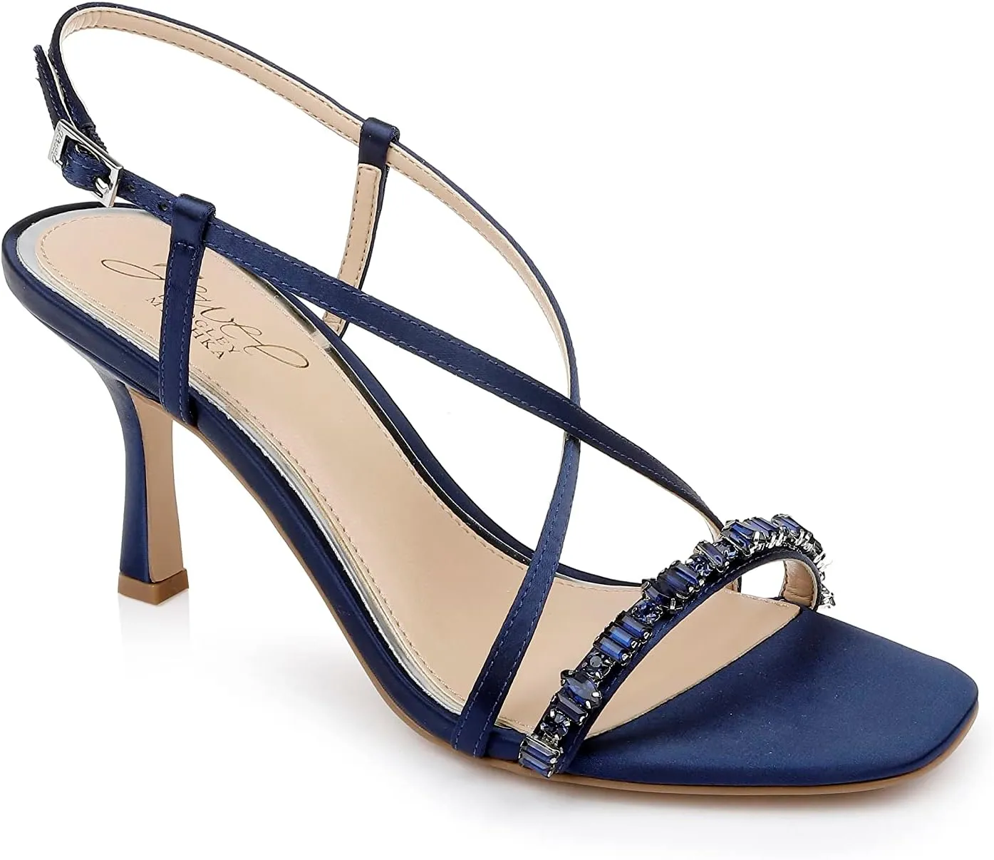 Jewel Badgley Mischka Alexis Crisscross Sandals