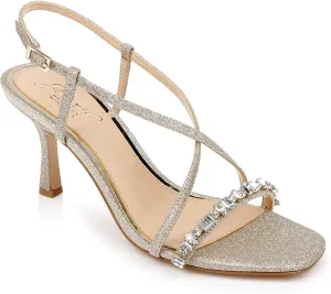 Jewel Badgley Mischka Alexis Crisscross Sandals
